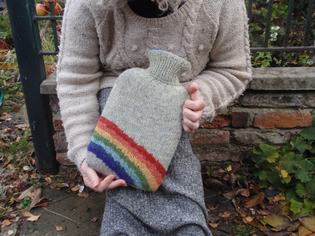 Somewhere Over the Rainbow Hotwater Bottle Cover PDF Etsy