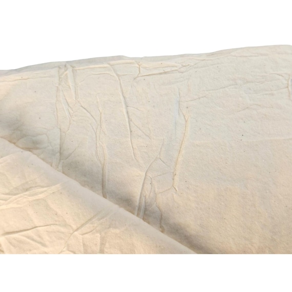 Natural Cotton Quilting Batting 40x60 Inch - Lightweight Sewing Fill
