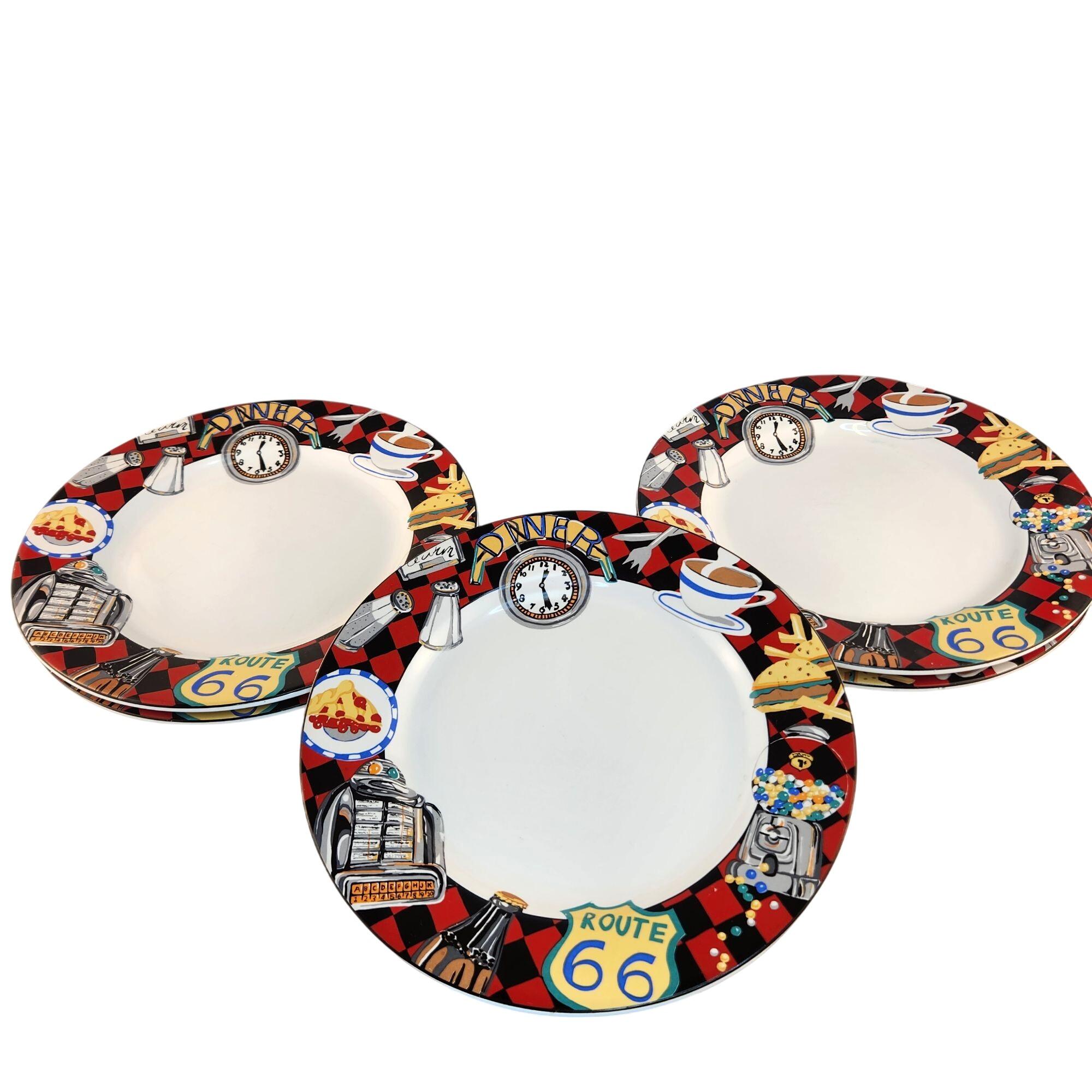 Route 66 Dinner Plates - Etsy