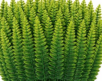 90 Piece Artificial Fern Leaves Greenery Filler Faux Fern Picks Wedding Centerpiece Greenery Floral Supplies