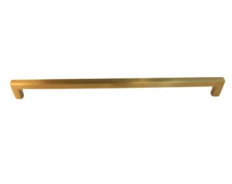 Gold Tone Drawer Handle 13 Inch Modern Cabinet Pull with Screws Long Bar Hardware for Furniture DIY Tray Accent Home Decor Update