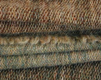 RESERVED for LZ: 2 x Sea Grass shawls handwoven in Scottish Shetland wool (third instalment)