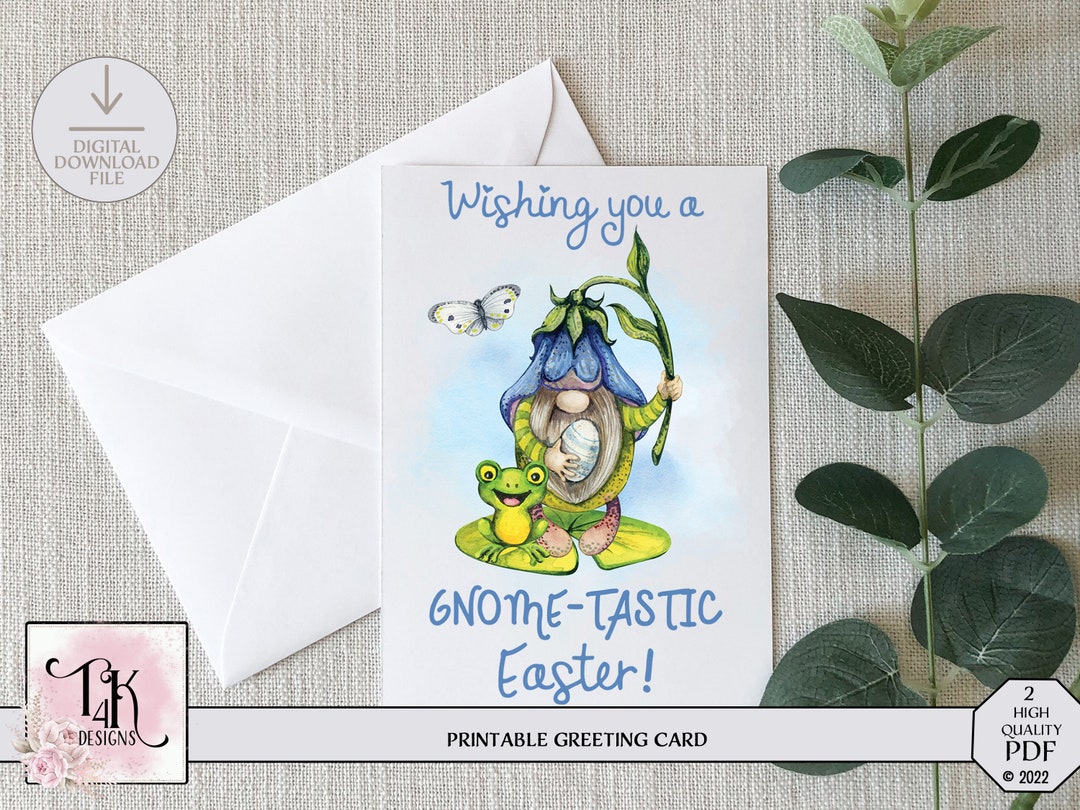 Printable Easter Cards 2 Sizes Included have a - Etsy