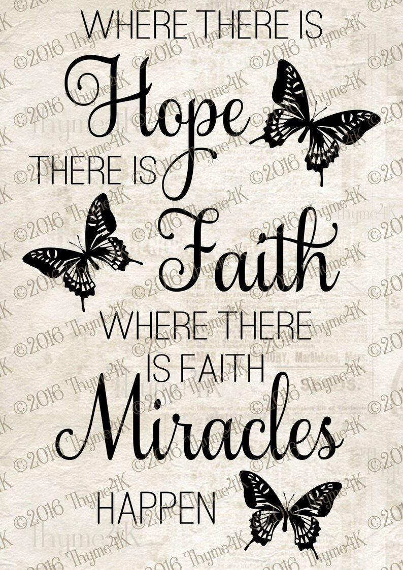 Digital design Where there is Hope... Instant image 0