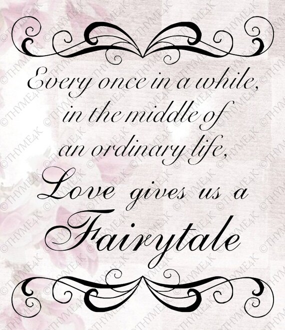 Download Cutting File SVG ...Love gives us a Fairytale | Etsy
