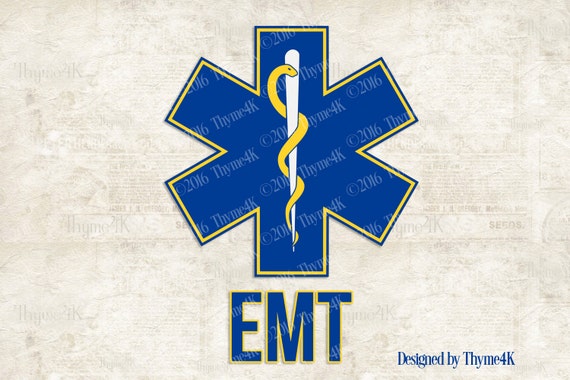 SVG Digital Design EMT Emblem ver. 2 Instant Download | Etsy