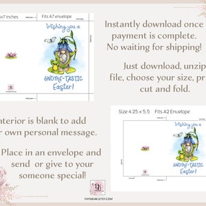 Printable Easter Cards 2 Sizes Included have a - Etsy