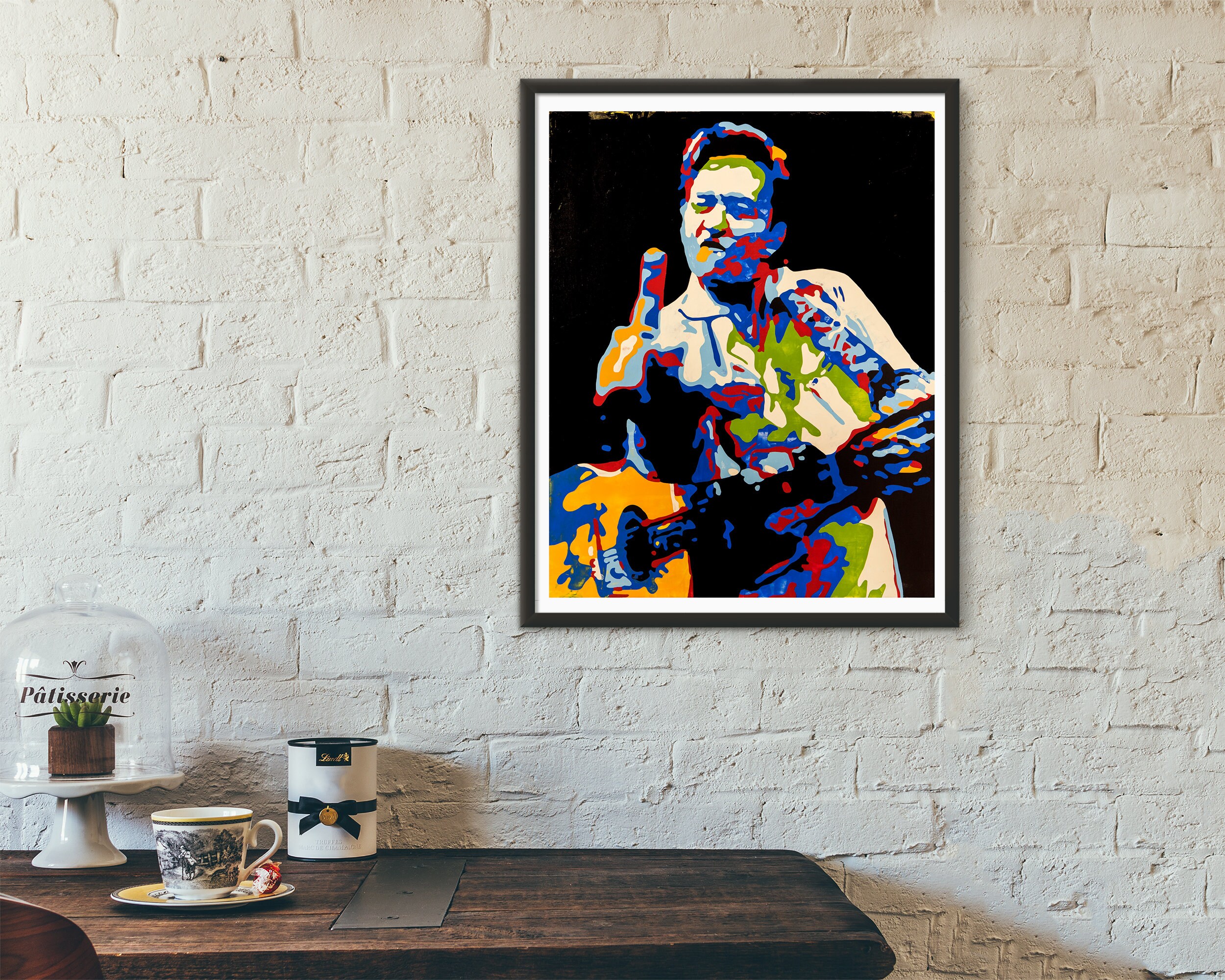 Johnny Cash Contemporary Fine-art Poster Print - Man in Black - Etsy
