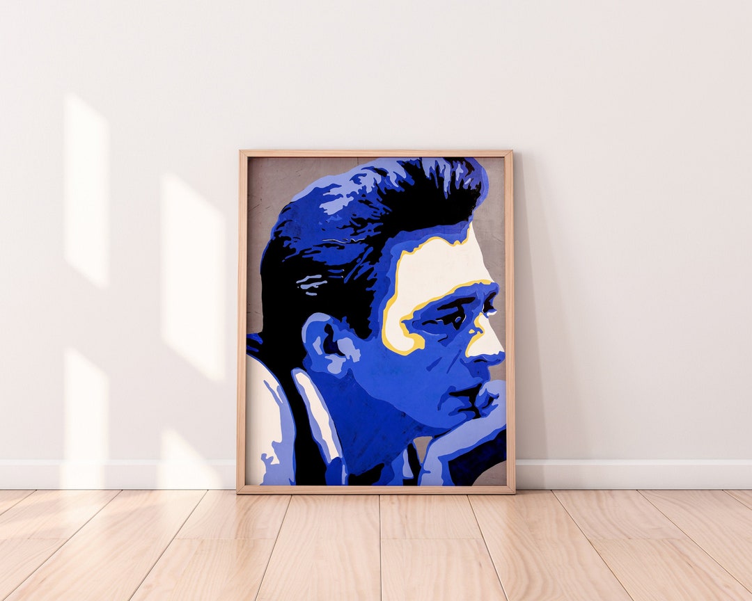 Johnny Cash Contemporary Fine-art Poster Print - Etsy