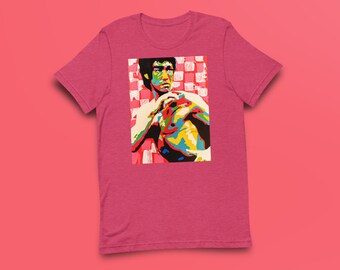 Bruce Lee Contemporary Fine-Art Short-Sleeve Unisex T-Shirt