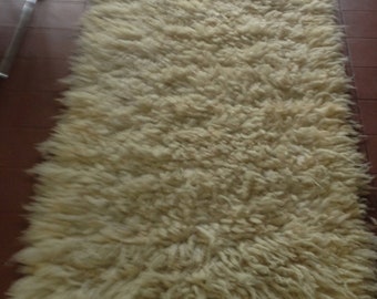 Vintage Flokati Rug