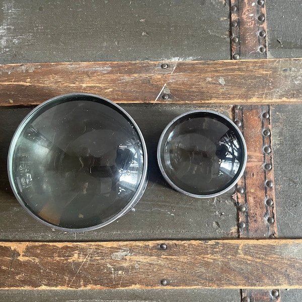 Antique double lens magnifiers