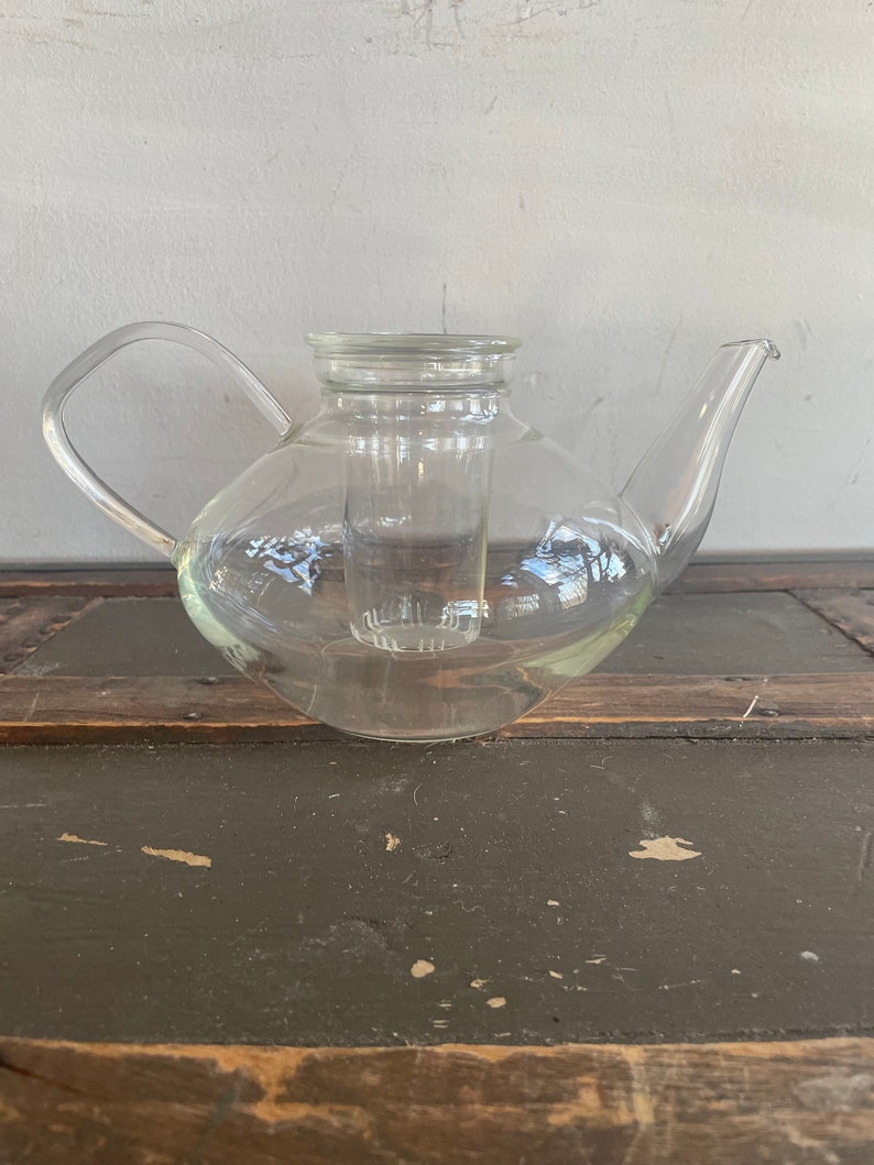 Vintage Glass Teapot for Schott Mainz Etsy
