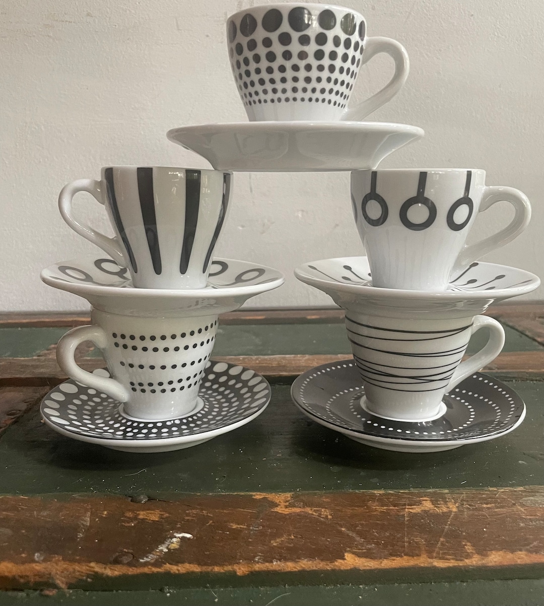 Vintage Bodum Espresso Cups and Saucers Etsy