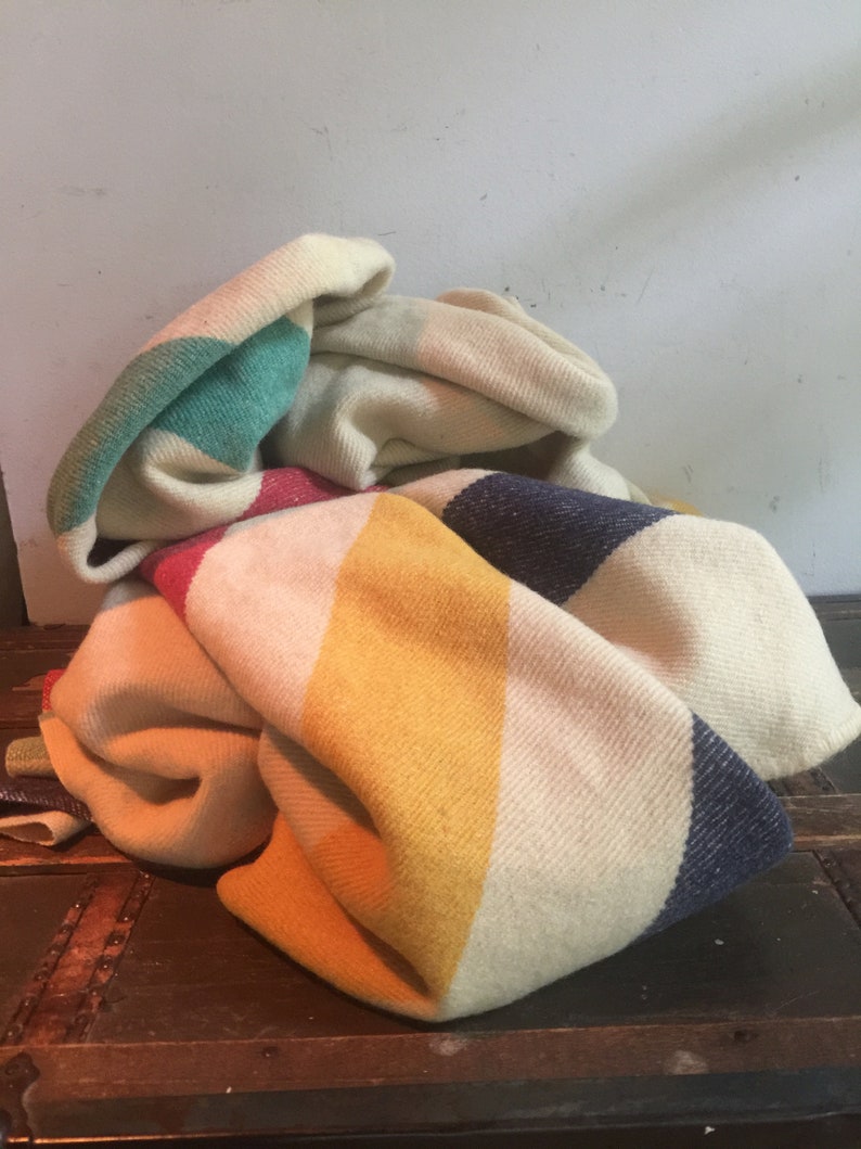 Vintage Whitney Point Blanket Etsy Canada