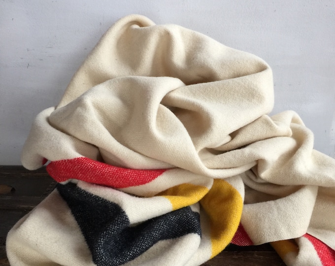 Vintage Faribo Revival Stripe Blanket Etsy