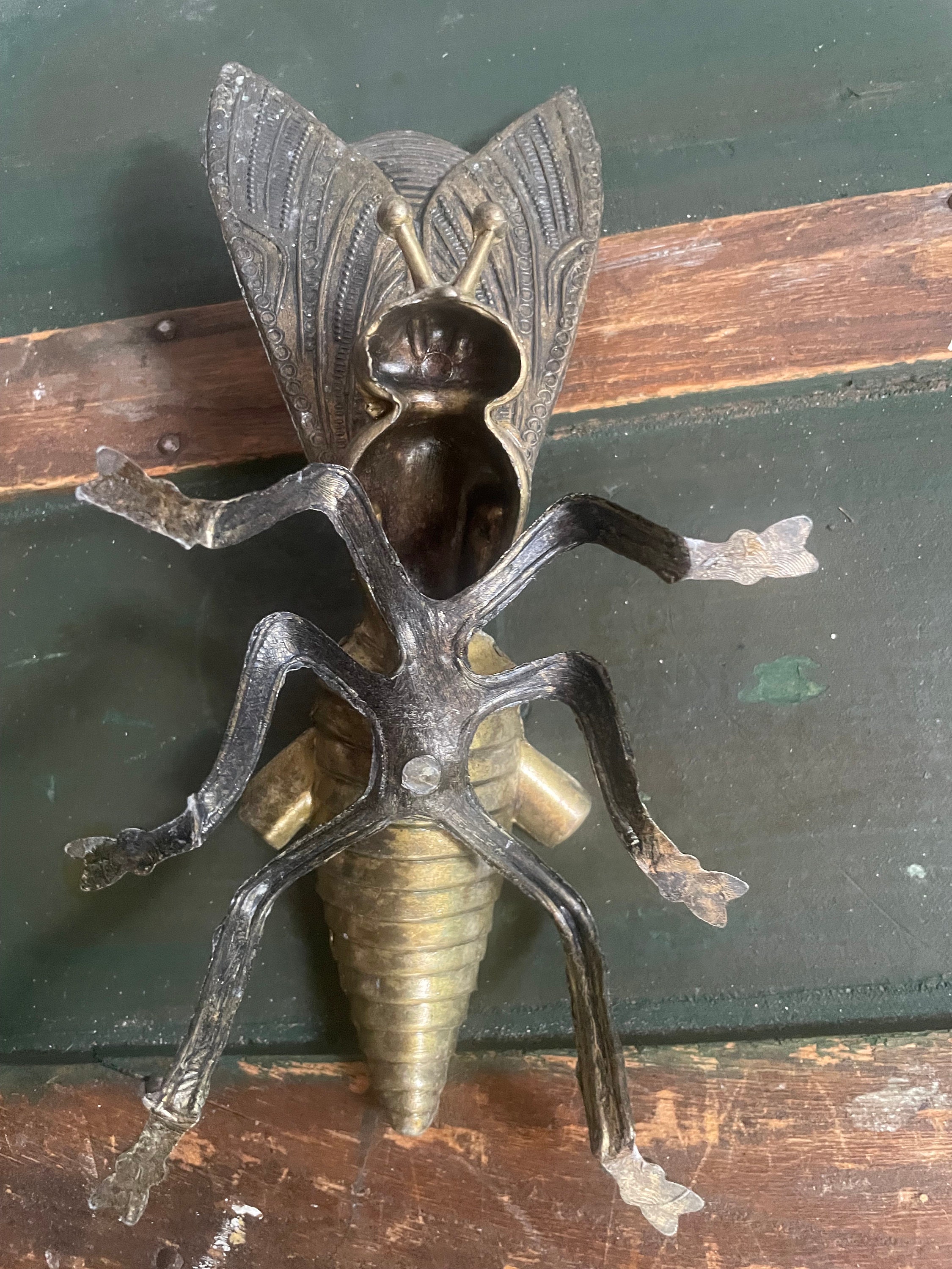 Large Vintage Brass Fly Ashtray - Etsy