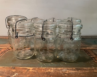 Vintage Atlas EZ Seal canning jars