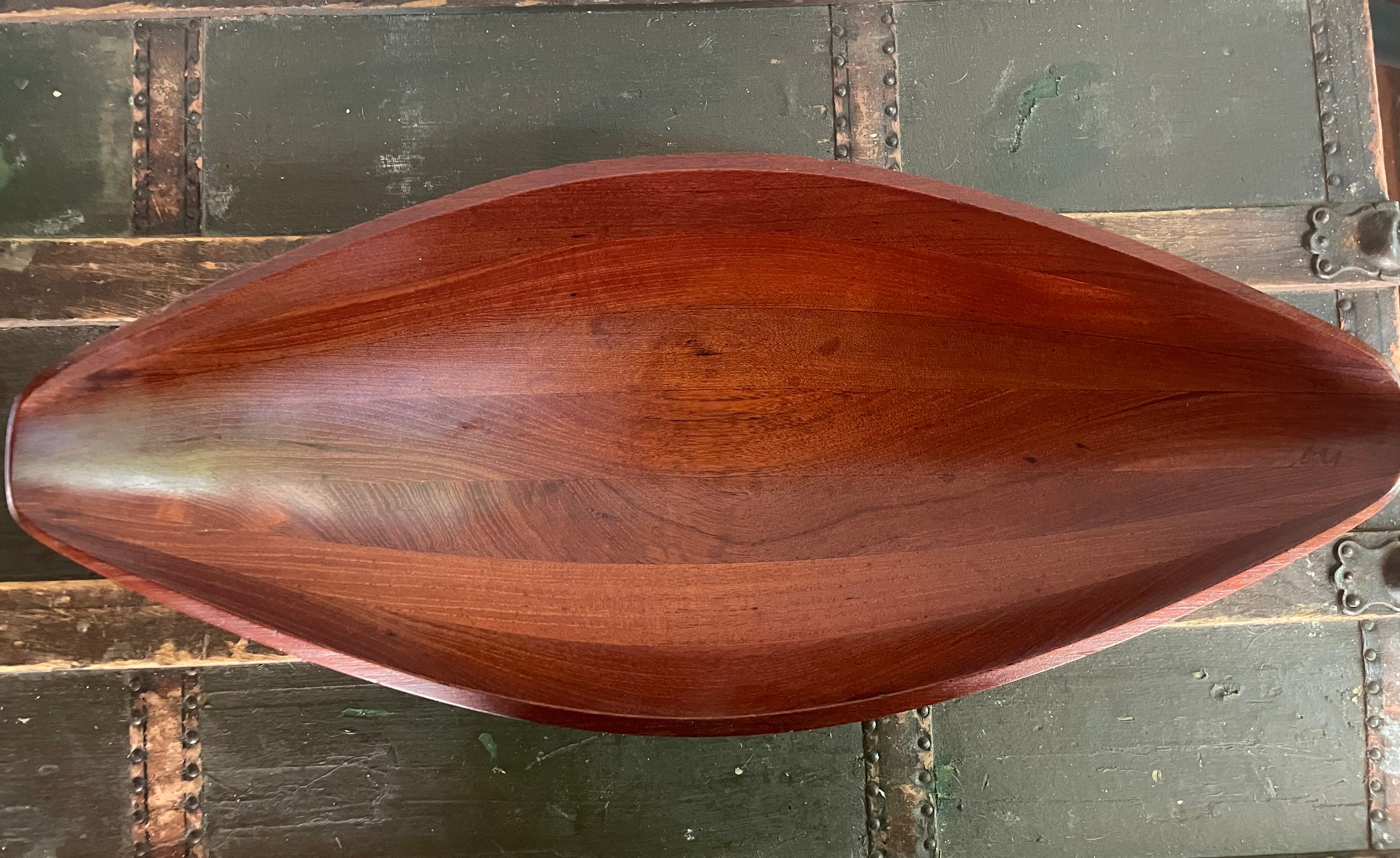 Vintage Staved Teak Dansk Canoe Bowl - Etsy