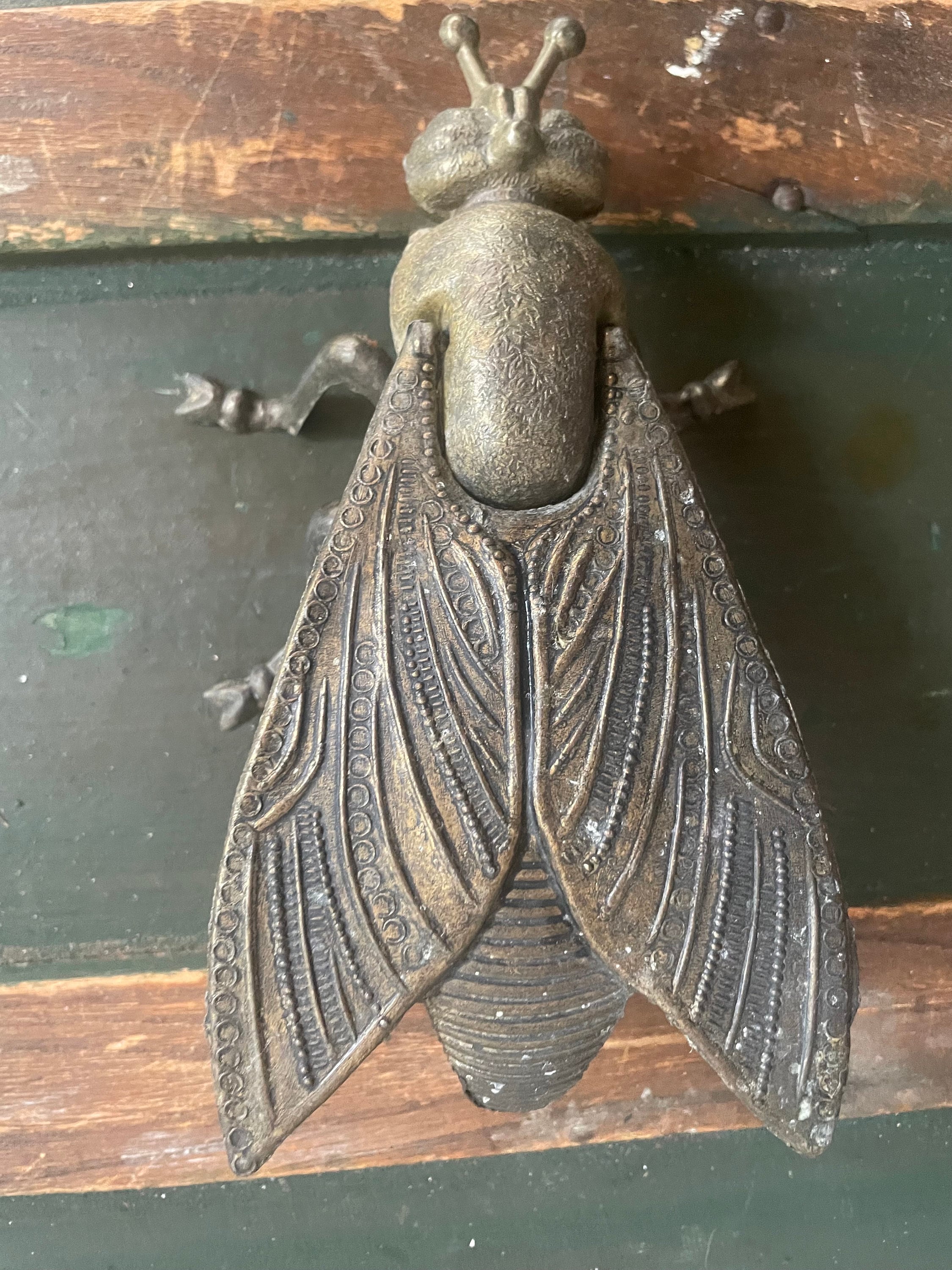 Large Vintage Brass Fly Ashtray - Etsy