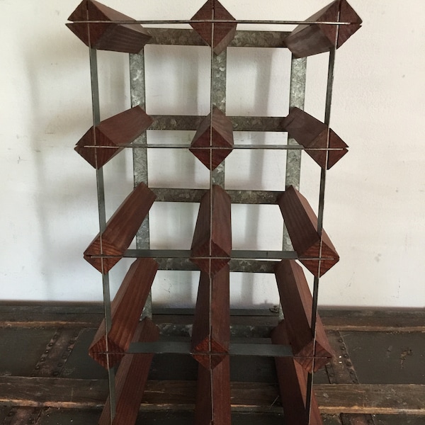 Metal Wine Rack Etsy