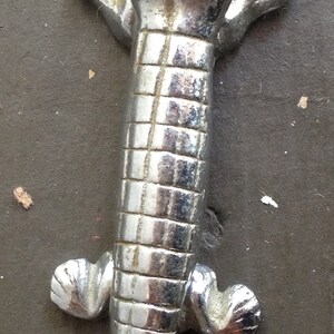 Antique Bronze Crocodile Nut cracker