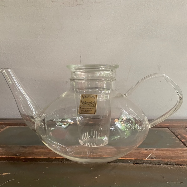 Jenaer Glass Teapot Etsy