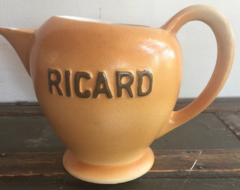 Vintage Original Ricard French Water Pitcher