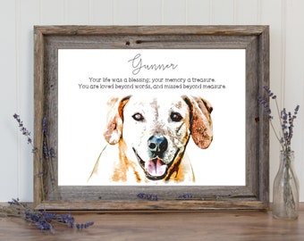 Pet Memorial, Pet Loss, Pet Loss Gift, Dog Frame Personalized, Memorial Frame, Pet Memorial Frame, Pet Sympathy Gift, Cat Loss, Cat Memorial