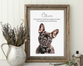 Custom Pet Portraits Using Pet Photo Personalized Digital Dog Portraits Cat Portraits Custom Dog Portraits Custom Pet Art Pet Drawing