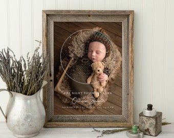 Custom Star Map Print, Baby Constellation Gift