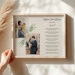Mother of the Groom Gifts Personalized Photo of Mother and Groom Gift for Mother from Son Meaningful Gift for Mom Wedding Thank You Gift