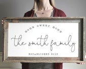Housewarming Gift, Home Sweet Home Sign, Home Sweet Home, Wood Home Sign, House Sign, Wedding Gift, New Home Gift, New Home Sign, Wood Sign