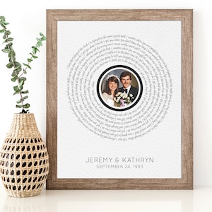 Gift for Parents Anniversary, Personalized 50th Wedding Anniversary Gifts, Golden Anniversary Present, 30th Anniversary, 50th Anniversary