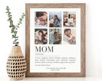 Mother's Day Mom Poster, Customizable Mom Poster, Mom Photo Print, Mama Stat Print, Mum Gift, Mothers Day Print