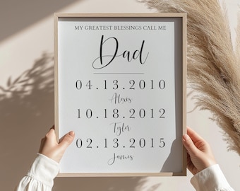 Unique Gift for Dad Father's Day Gift for Dad Personalized Father Son Gift for Dad Gift from Daughter Custom Gift for Dad Gift