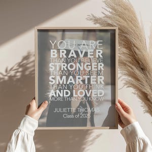 Graduation Picture Frame High School Graduation Gift for Her Personalized Photo Gift Gift for Him College Graduation Class of 2025