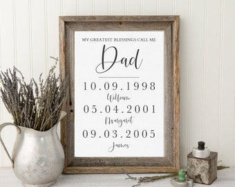 Personalized Father's Day Gift, Gifts for Dad Gift Father Daughter Gift Mother Gift Mother Day Gift from Daughter Mom Gifts