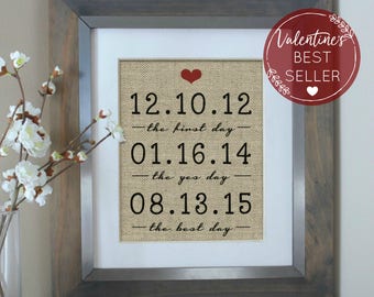 Days Together Personalized Gift For Boyfriend Bridal Shower Gift Personalized Valentines Day For Him Husband Gifts Men Valentine Ideas