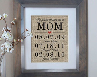 Mother Day Gift MOM Unique Gift Ideas for Mom Mother of the Bride Gifts for Mom Mom Custom Sign Home Decor Gift Mom Mother of the Bride Gift