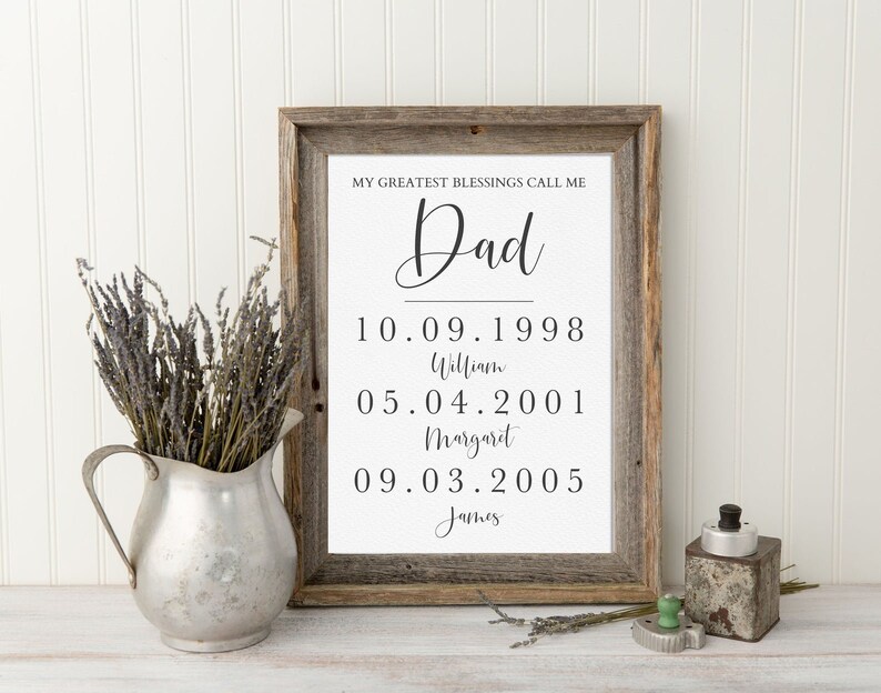 Father’s Day Gift from Son Personalized Gifts for Dad Gift for Dad from Daughter Burlap Print Father of the Bride Gift for Dad 