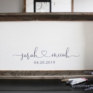 Custom Wedding Guest Book Decor Layered Wood Wedding Sign or Guest Book Alternative Wood Wedding Unique Guest Book for Custom Wedding