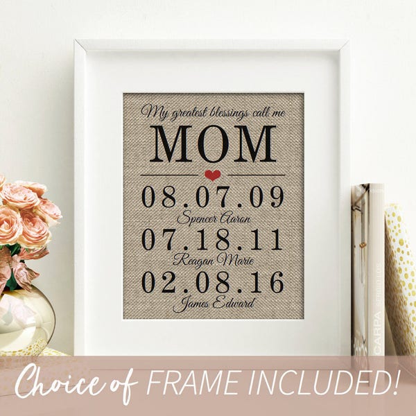 Mothers Day Gift From Husband Etsy