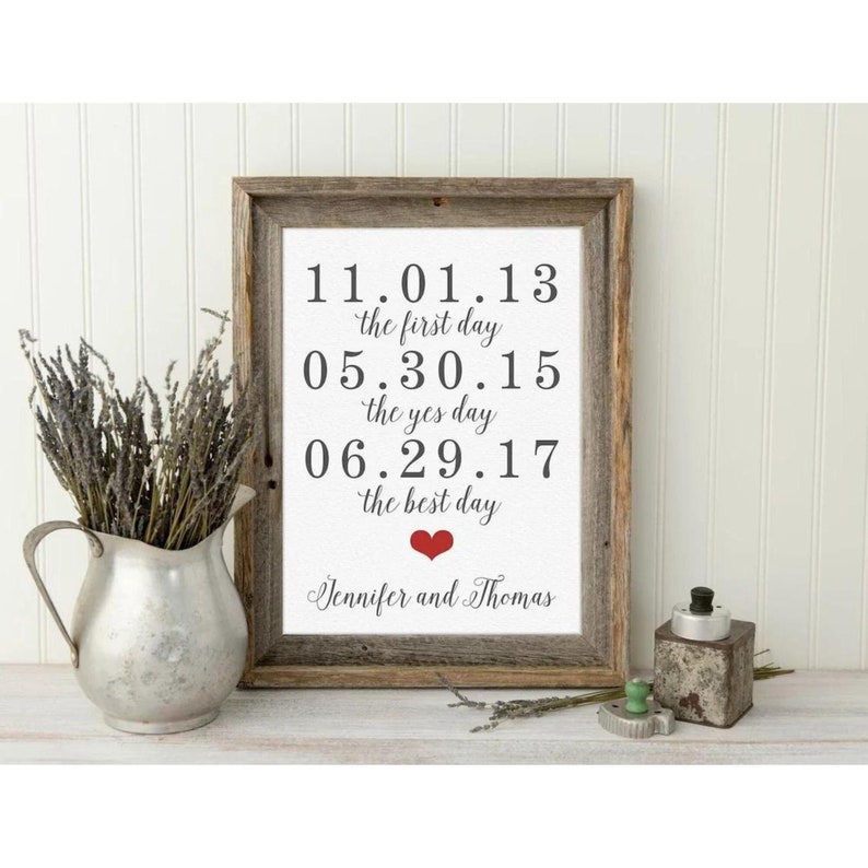 Valentines Gifts for Him Personalized Husband Gift from Wife 1st Anniversary Gift for him Wedding gift for Couples Gift for boyfriend image 1