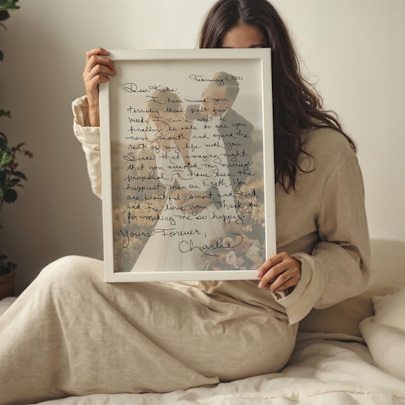 xlov WUMUTI サインフォト2枚+直筆サイン入りノート2セット+フォト6 Personalized Valentines Gift for Him Original Handwriting Photo