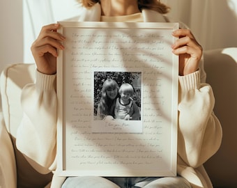 Mother of the Groom Gift, Framed picture of groom and mom, Personalized Frame for mom, Mother-son Dance, Song Lyrics custom, Groom-mom Dance