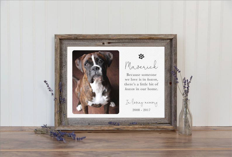 Pet Memorial Gift, Pet Loss Gift, Cat Loss Gift, Dog Loss Gift, Pet Bereavement Gift, Pet Sympathy Gift, Pet Portrait image 1