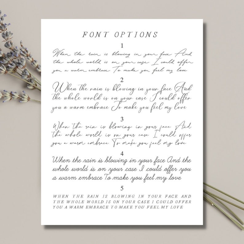 Wedding Song Lyrics with Photo Personalized First Dance Favorite Song Canvas Print 1st Anniversary Custom Sign Framed Valentines Day Gift image 2