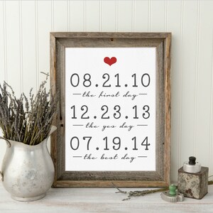 Valentines Gift for Her, 1st Personalized Gifts for Women, First Anniversary, One 1 year Anniversary Gifts For Her, Wife Gift image 2