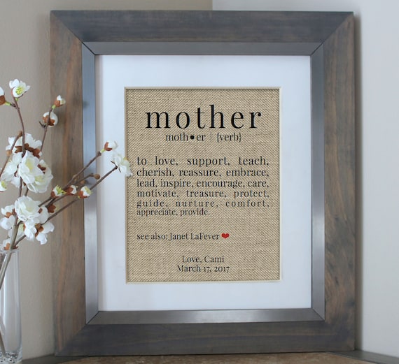 Mother Daughter Gift From Daughter, Mothers Day Sign Gift for Mom